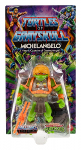 Motu X Tmnt: Turtles Of Grayskull Actionfigur Michelangelo