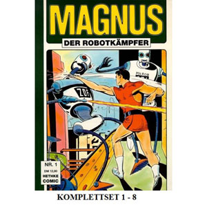 Magnus Album Komplettset 1-8 - Der Robotfighter - Nachdruck