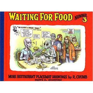 Waiting For Food 003 - More Restaurant Placemat Drawings