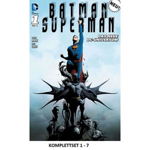 Batman / Superman Komplettset 1 - 7