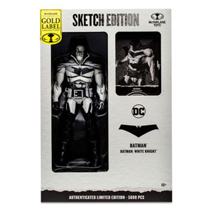 Dc Multiverse Actionfigur Sketch Edition Batman (batman: White Knight) (gold Label)