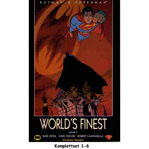 Batman & Superman World's Finest Komplettset 1-6