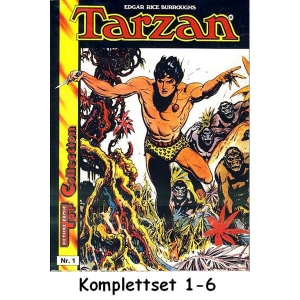 Tarzan Album Komplettset 1-6 - Nachdruck